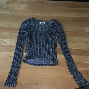 Long sleeve crop top